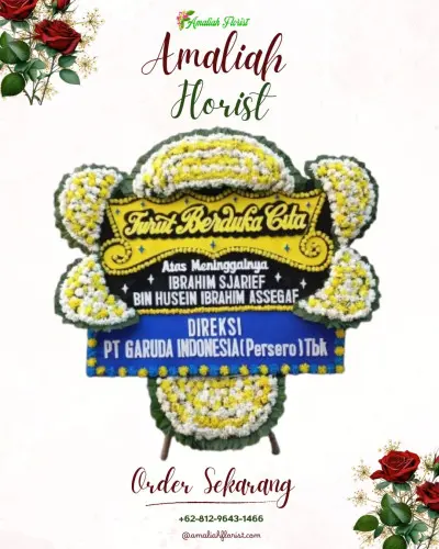 Papan Bunga Duka di Jagabaya Ii